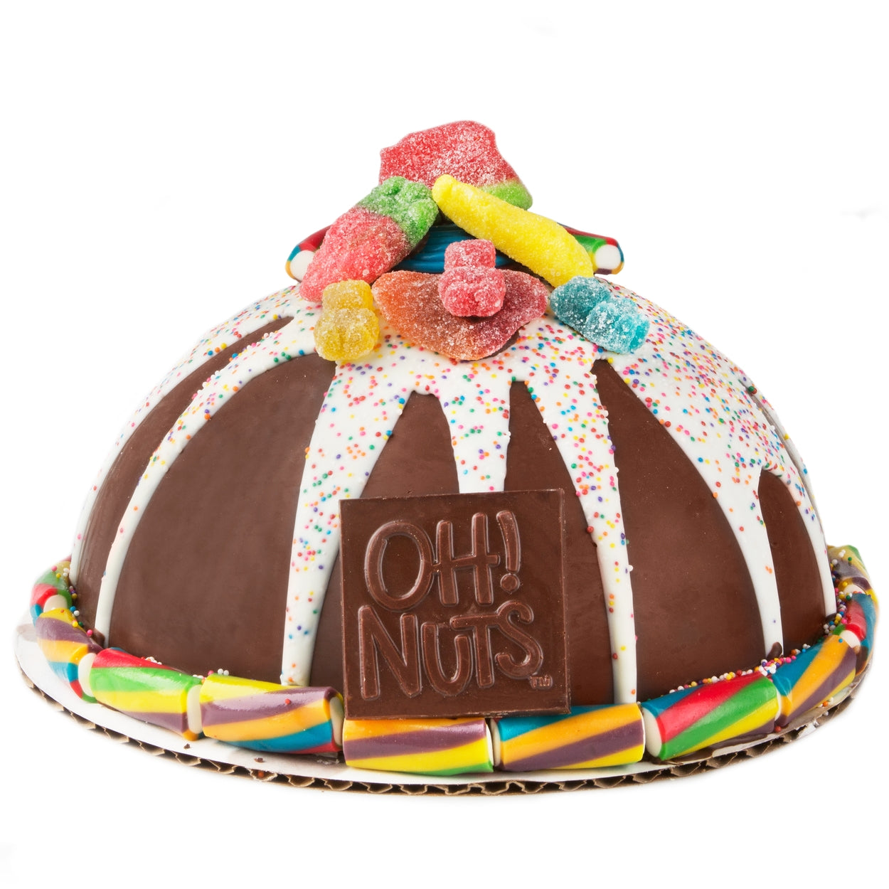 Hand Made Dome Belgian Chocolate & Candies SMASH CAKE