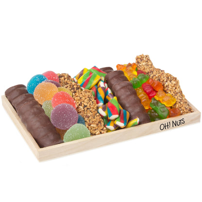 Candy & Chocolates Gift Wooden Platter