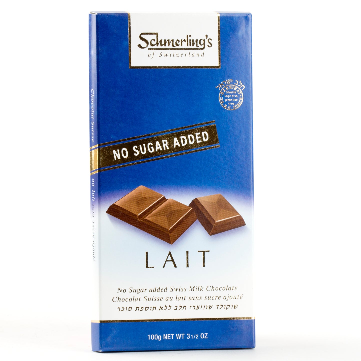 No Sugar Added Lait/Milk Chocolate Bar