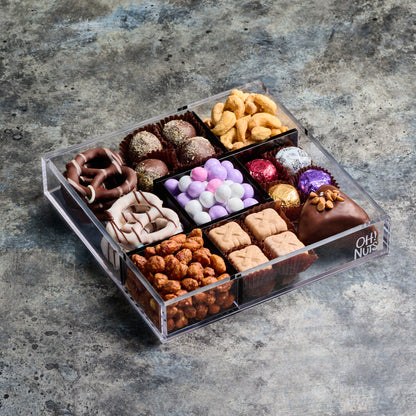 Acrylic Square  Mishloach Manos Gift Tray