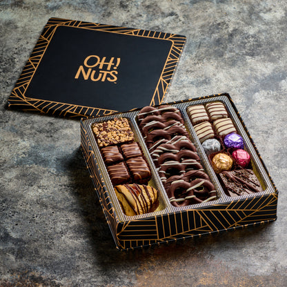 Square Tin Gift Basket