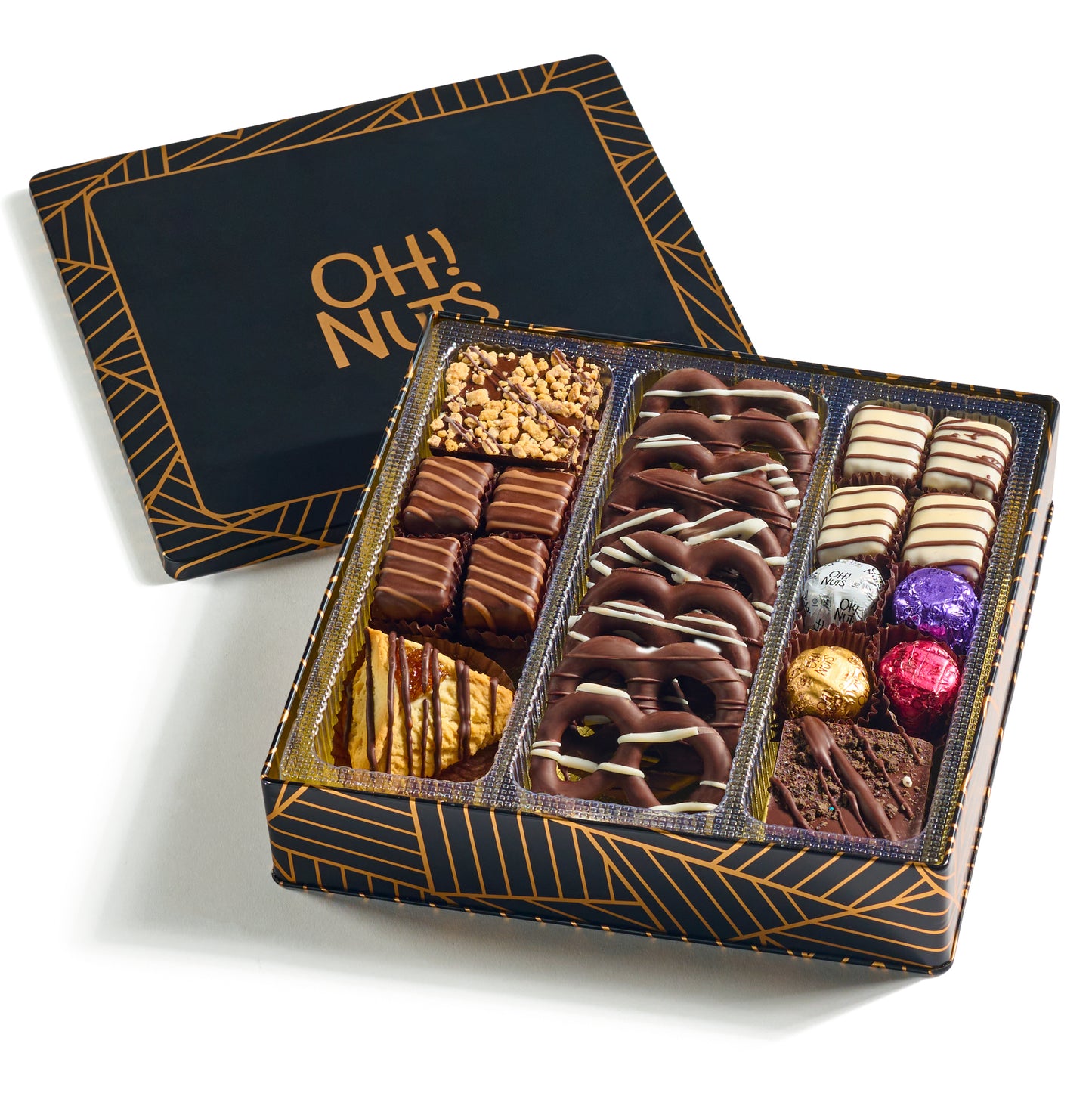 Square Tin Gift Basket