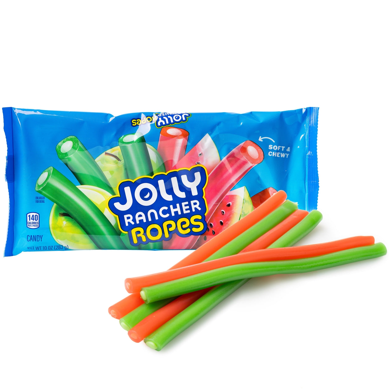 Jolly Rancher Ropes - Watermelon Green Apple