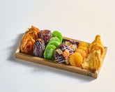 Tu Bishvat Dried Fruit Wooden Tray Gift Basket