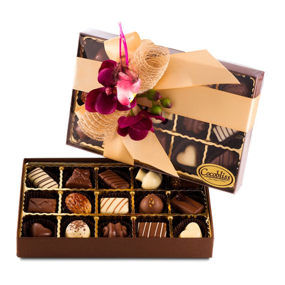 Premium Belgium Truffles Clear Box - 15 PC Box